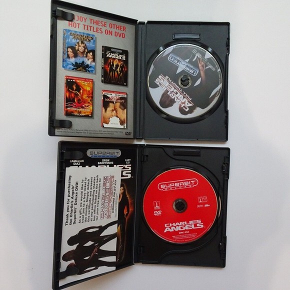 2 DVD Bundle CHARLIE'S ANGELS Full Throttle Cameron Diaz Drew Barrymore Lucy Liu - Picture 5 of 7